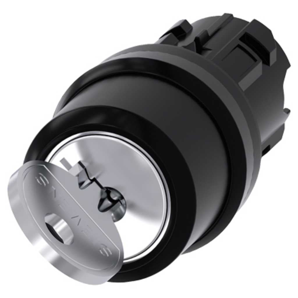 Cabeza llave 3SU, 22mm, plástico, con llave