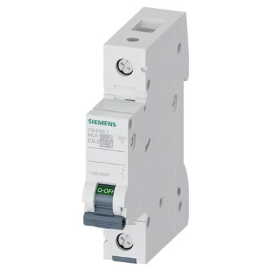 Magnetotérmico 400V 6kA 1 polo C, 0,5A