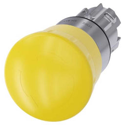 Cabeza seta 3SU, 22mm, metal, amarillo, seta