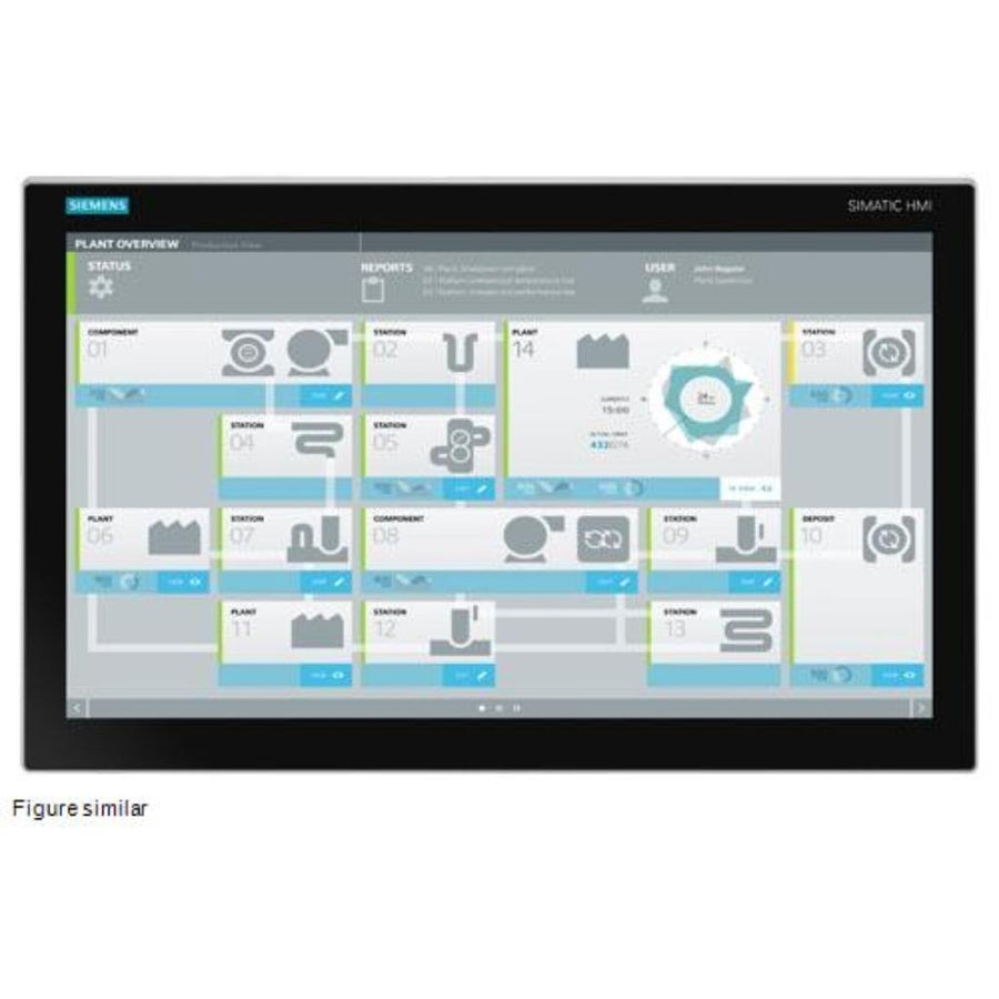 SIMATIC IPC277G, 15" Multitouch, neutral