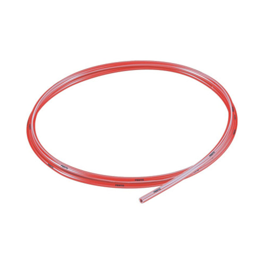 Tubo poliuretano PUN, tubo 4 mm, rojo