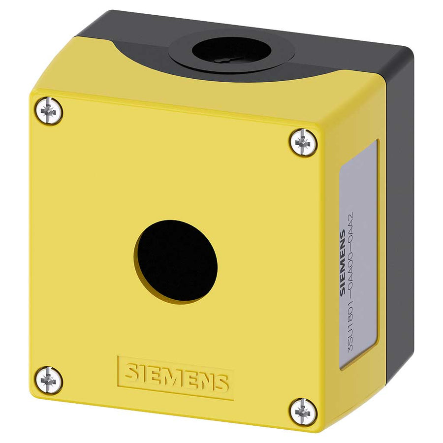 Caja mando 3SU, plástico, 22mm, 1 puntos