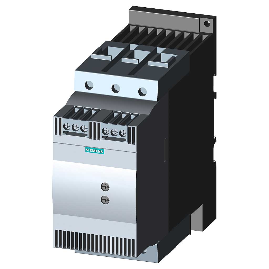 Arrancador suave SIRIUS, S3, 80A, 45kW, 110-230V, tornillo
