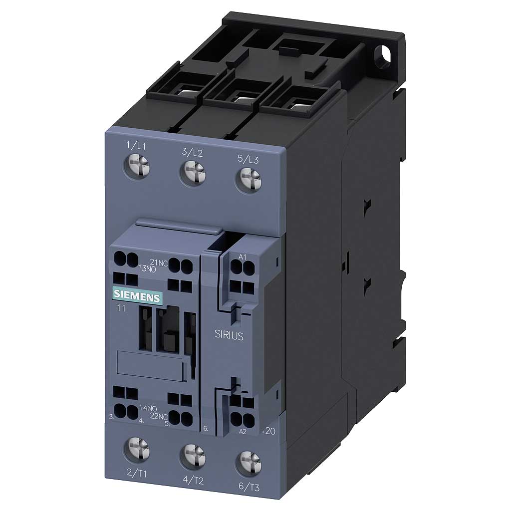Contactor, 80A, 37kW, 24V DC, tam. S2, resorte