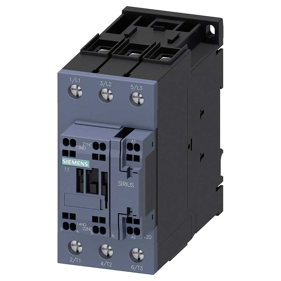 Contactor, 80A, 37kW, 24V DC, tam. S2, resorte