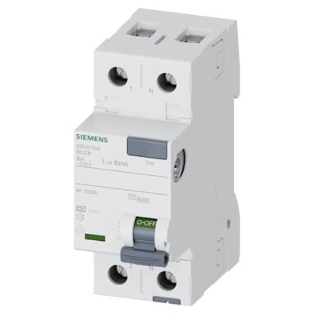 Interruptor diferencial, 2 polos, tipo AC, 230V, 40A, 30mA