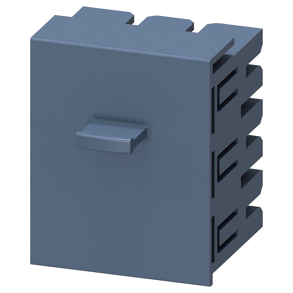 Conector de ampliación ancho para conectar Embarrados trifásicos 3RV2917 Canal de cableado de 10 mm