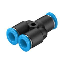 Racor mini en Y QSMY, tubo 6 mm
