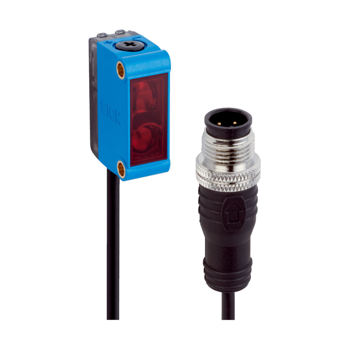Fotocélula detección sobre objeto GTB6 LED, PNP, claro/oscuro, cable M12 4P