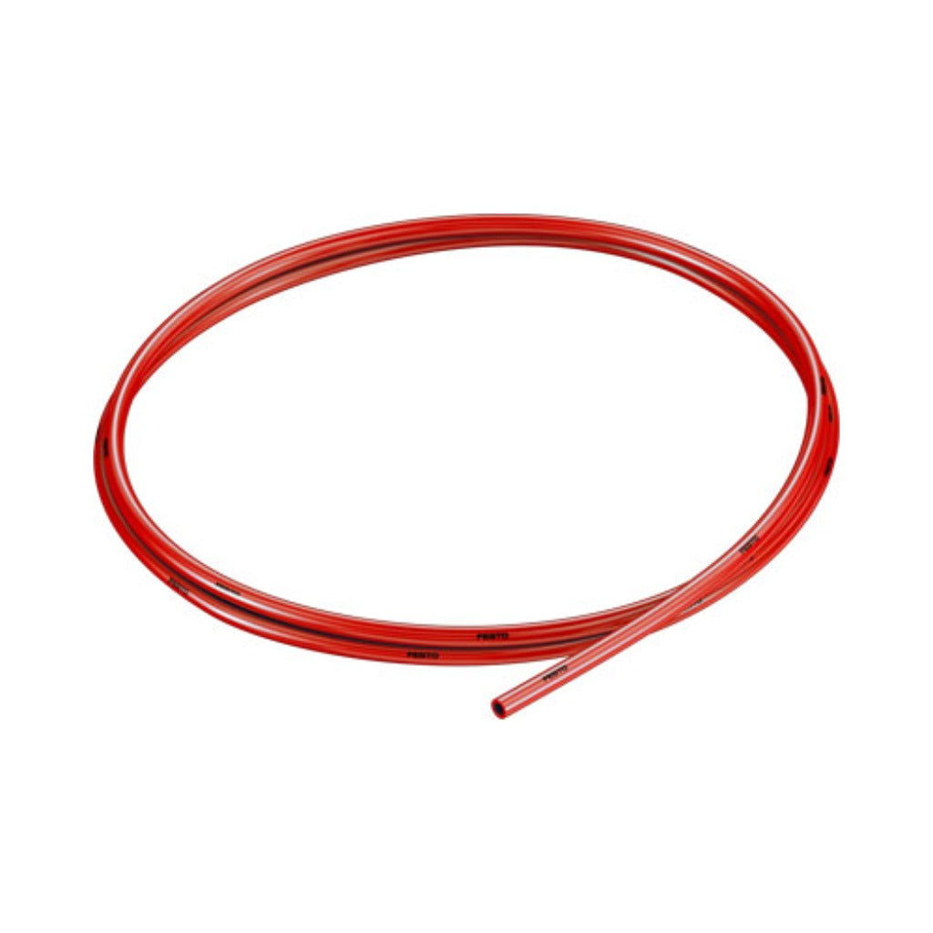 Tubo poliuretano PUN, tubo 4 mm, rojo
