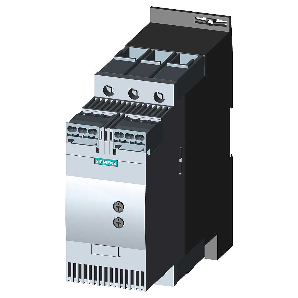 Arrancador suave SIRIUS, S2, 72A, 37kW, 110-230V, resorte