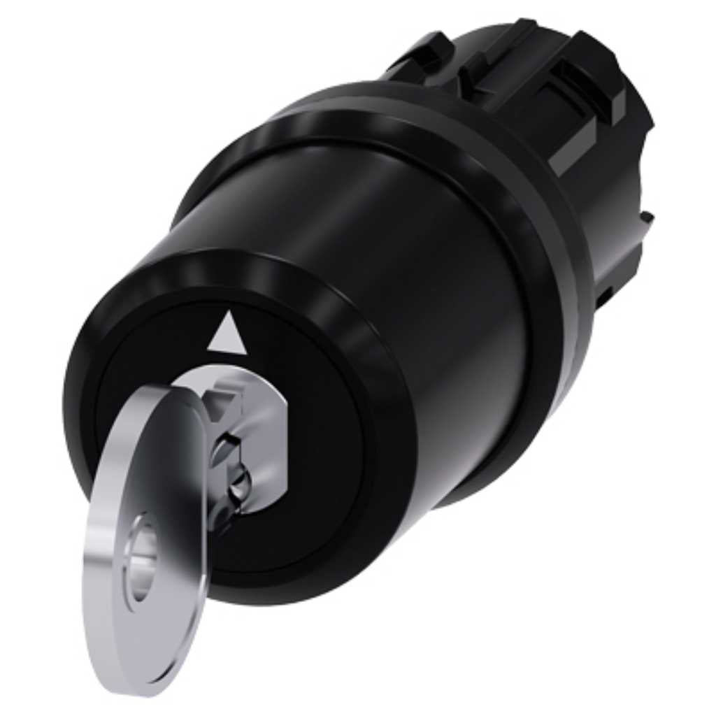 Cabeza llave 3SU, 22mm, plástico, con llave