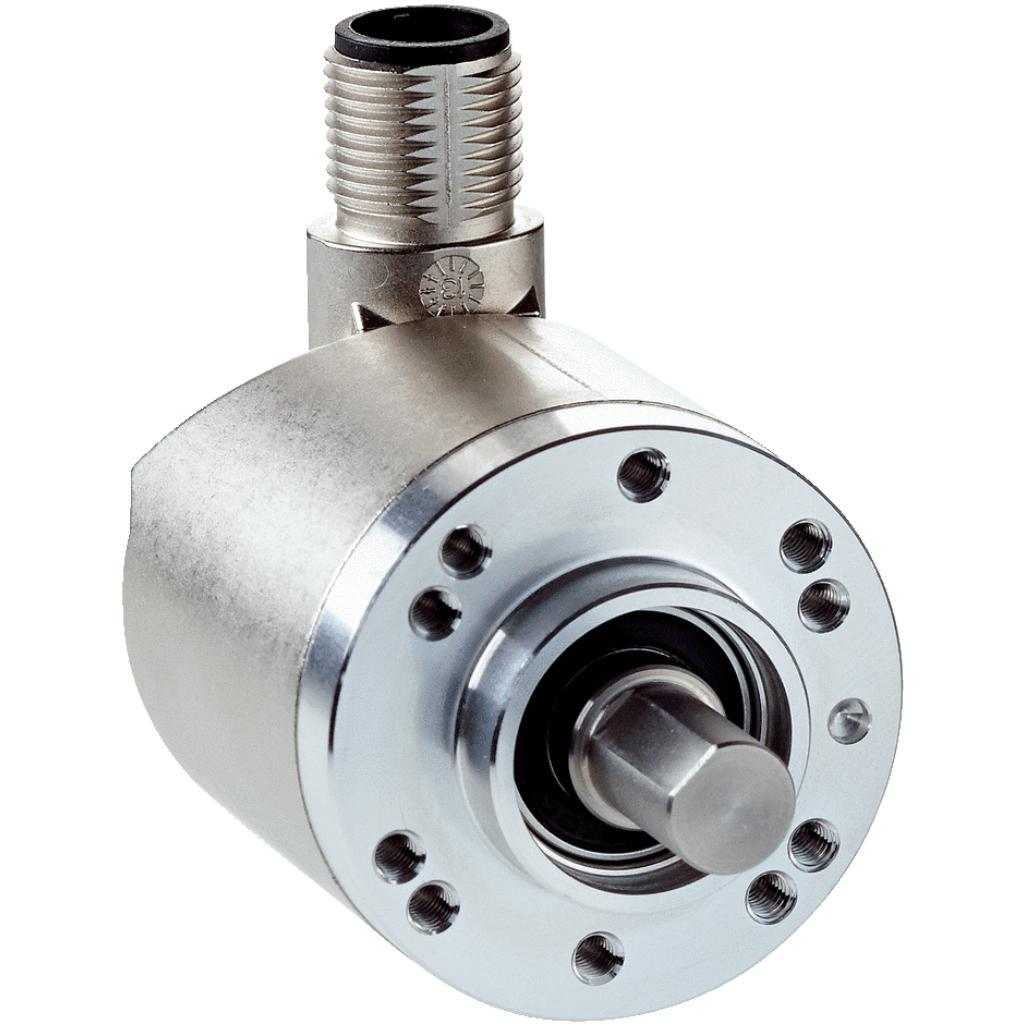 Encoders absolutos AHS/AHM36, Multivuelta, 13  x 12 bit , Eje 6mm, SSI, M12 8P