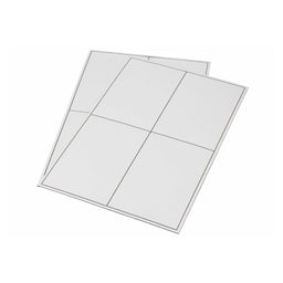 DMG300x200 Duomatt blanco/negro, SK autoadhesivo