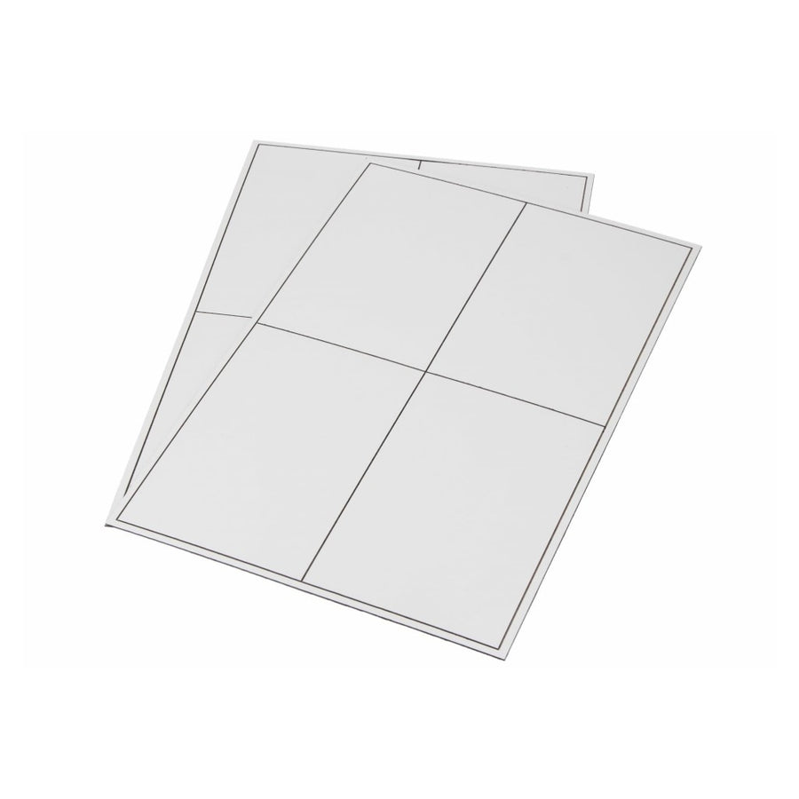 DMG300x200 Duomatt blanco/negro, SK autoadhesivo