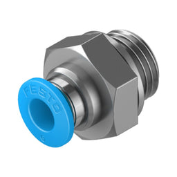 Racor recto QS, G1/4, tubo 6 mm