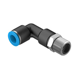 Racor codo largo QSLL, 3/8, tubo 10 mm