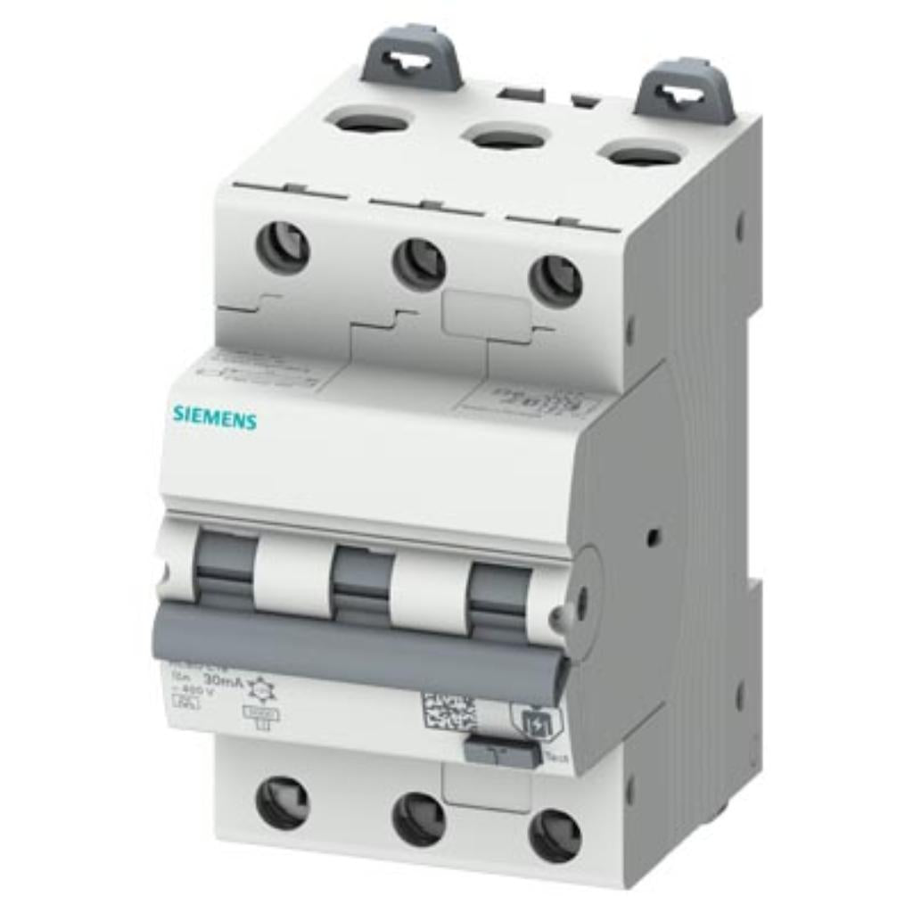 Interruptor diferencial combinado, 3 polos, tipo A, 6kA, 32A, 30mA