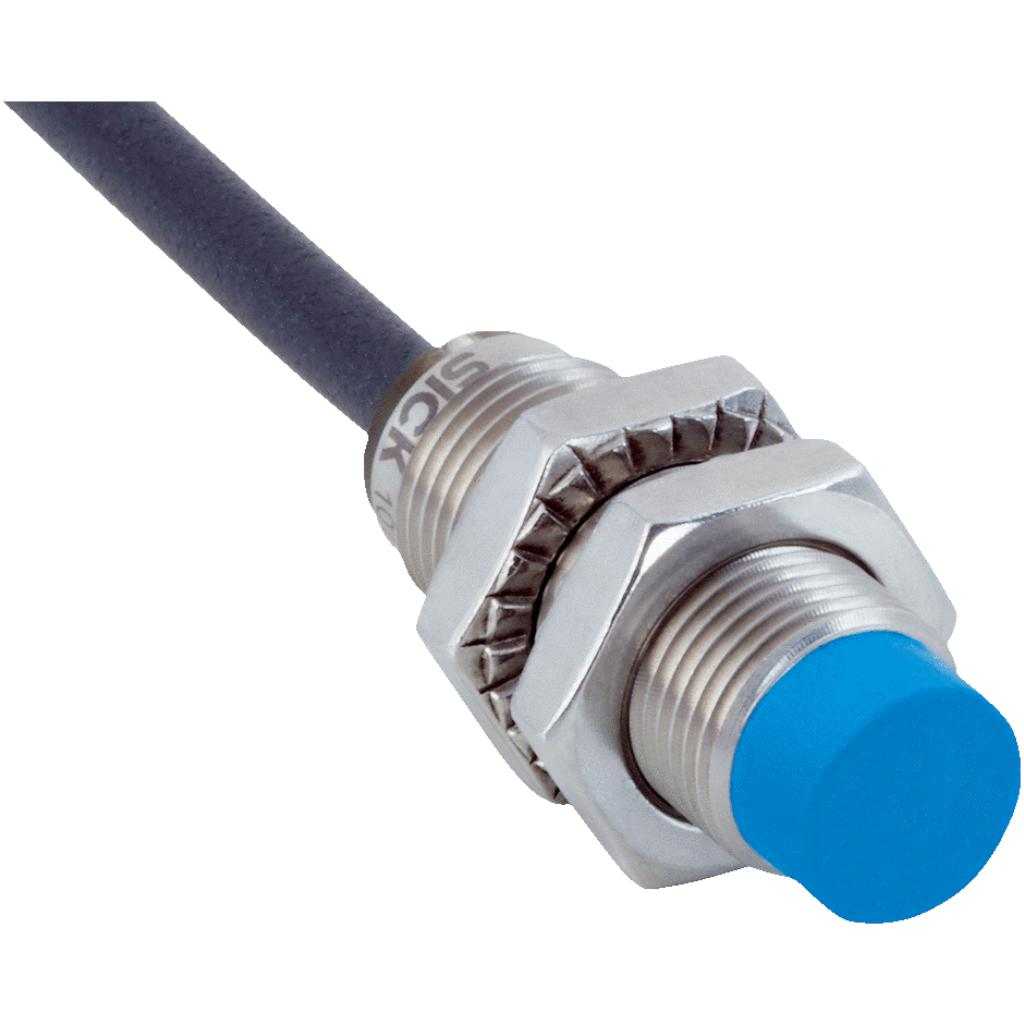 Inductivo IMB12, NPN NO, Sn=8 mm corto, no enrasado, C.c. 3 hilos, cable 2 m