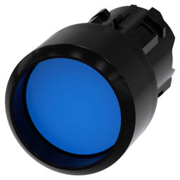 Cabeza pulsador 3SU, 22mm, plástico, azul