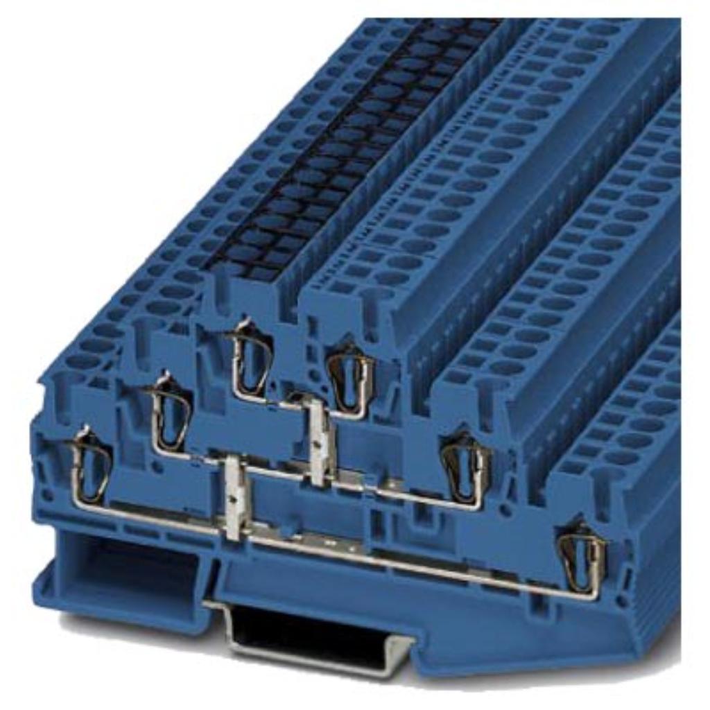 SIE 8WH2035-0AF01 BORNE N 3 PISOS, 2,5MM2,PV,AZUL