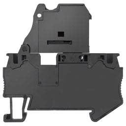 Borne portafusible para fusible G, 4 mm², color negro