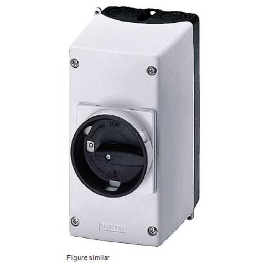 Caja de superficie de material aislante grado de protección IP55 con borne N y borne de puesta a ...