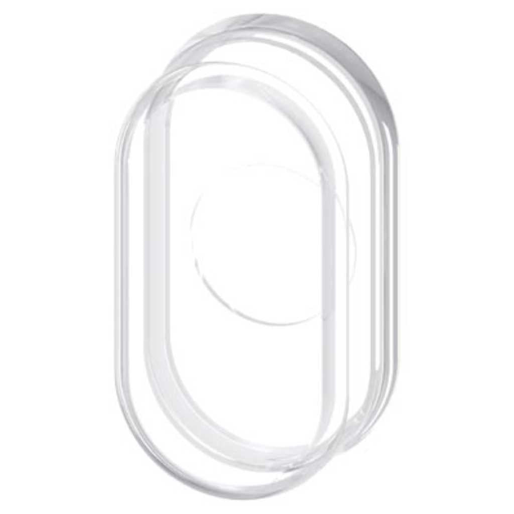 Cabeza pulsador 3SU, transparente, rasante