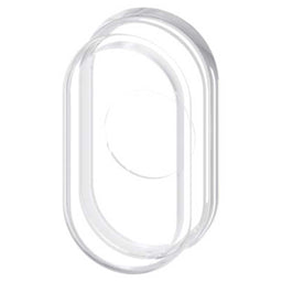 Cabeza pulsador 3SU, transparente, rasante