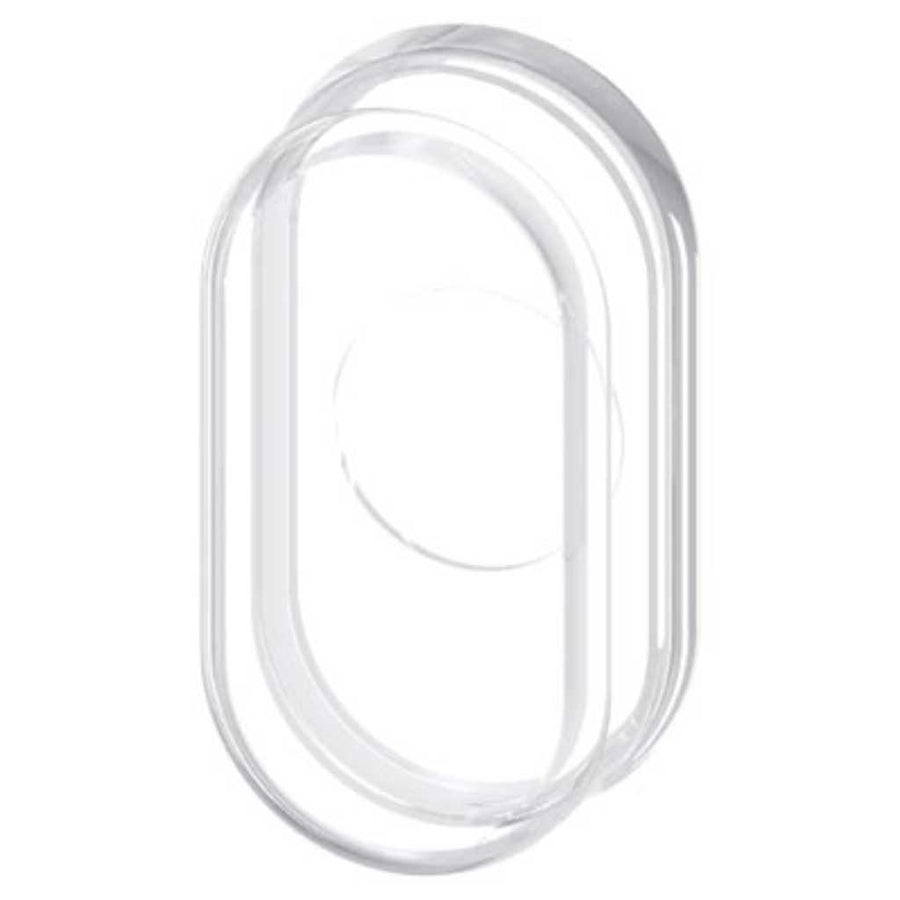 Cabeza pulsador 3SU, transparente, rasante