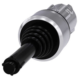 Cabeza pulsador 3SU, 22mm, metal, negro