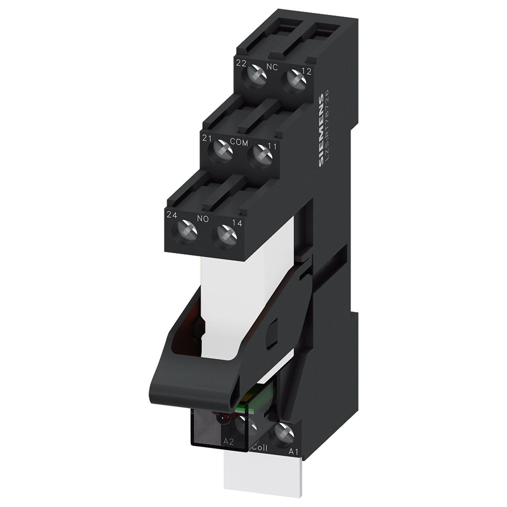 Relé enchufable, RT, 2CO, 24V DC, tornillo