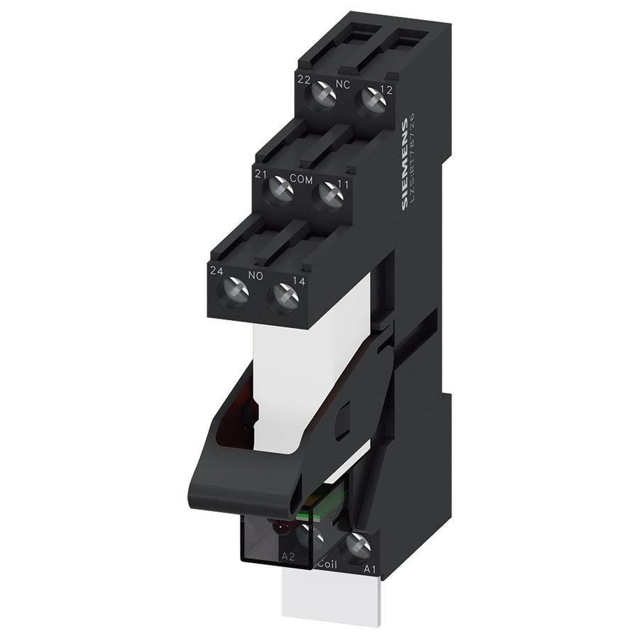 Relé enchufable, RT, 2CO, 24V DC, tornillo