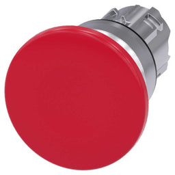 Cabeza seta 3SU, 22mm, metal, rojo, seta