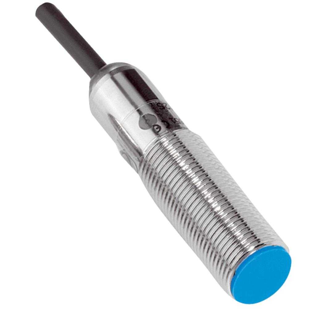 Inductivo IME12, PNP NO, Sn=4 mm corto, enrasado, C.c. 3 hilos, cable 5 m