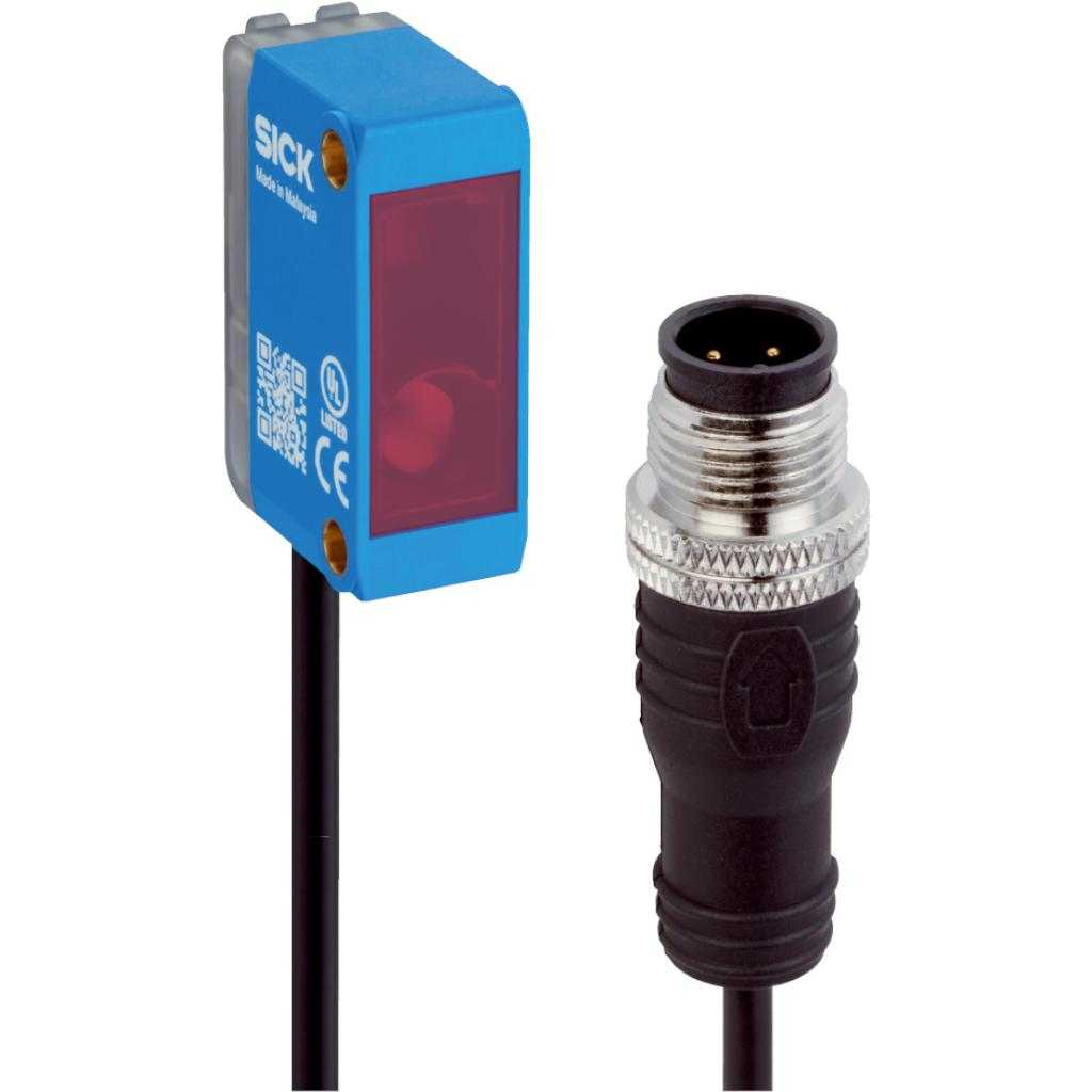 Barrera fotoeléctrica réflex GLD6SP LED, PNP, claro, cable M12 4P 348mm