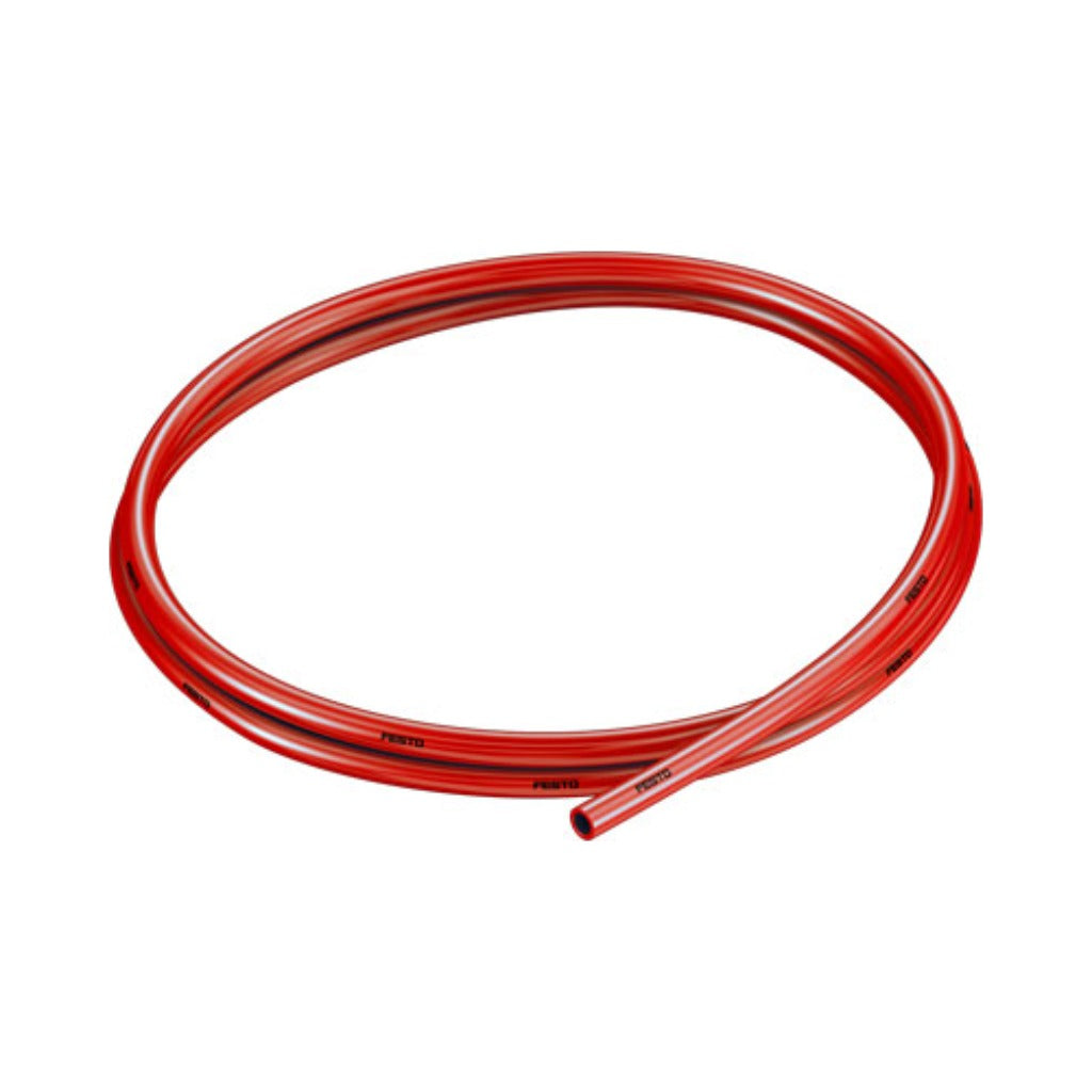 Tubo poliuretano PUN 6 mm, rojo