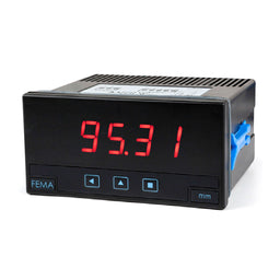 Digital panel meter + power 18 to 265 Vac/dc