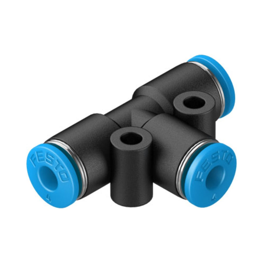 Racor en T QST, tubo 4 mm