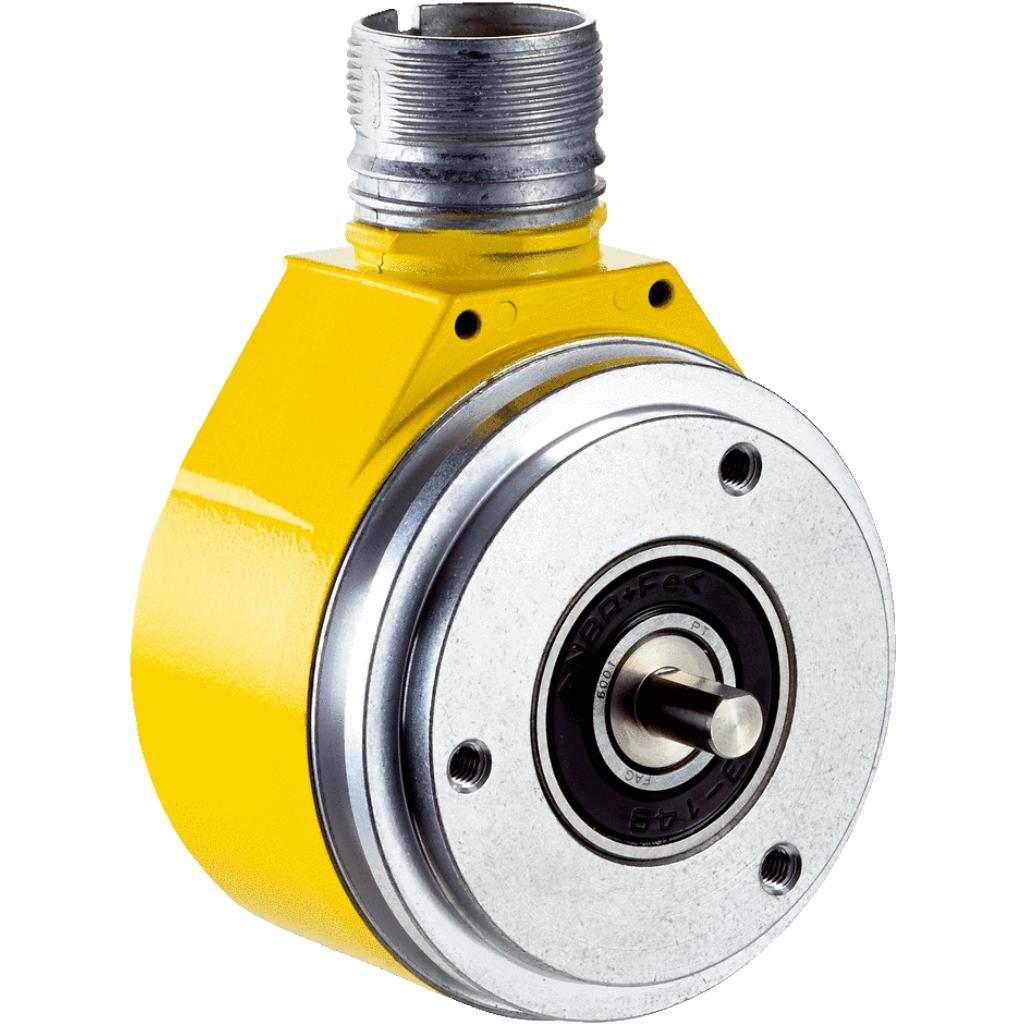 Encoder seguridad AFS/AFM60S Pro, SIL 3, PL e, Eje macizo Brida servo, M23 12P