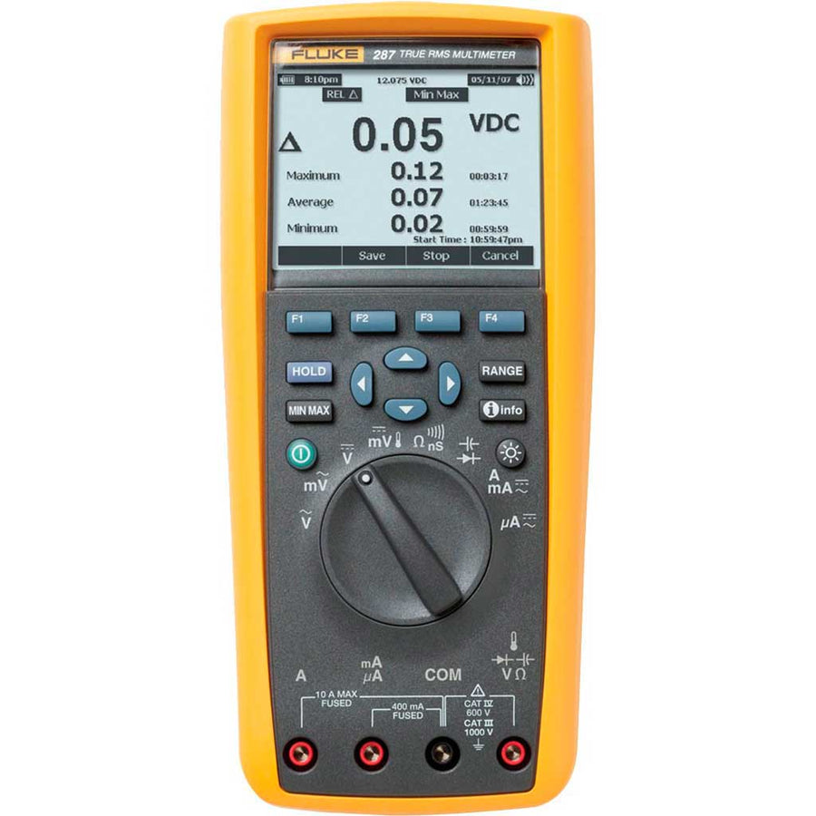 Multímetro electrónico de registro de datos de valor eficaz verdadero Fluke 287