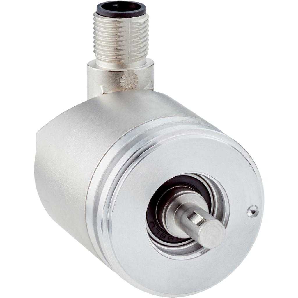 Encoders absolutos AHS/AHM36, Multivuelta, 14 bit x 12 bit, Eje 6mm, IO-Link,  programable, M12 4P