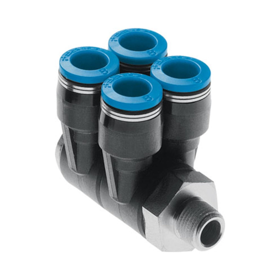 Distribuidor múltiple QSLV4-3/8-12, DN 6 mm