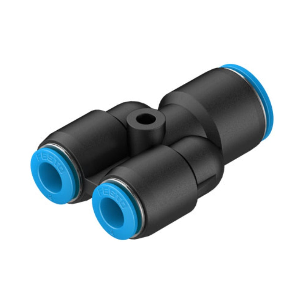 Racor en Y QSY, tubo 12 a 8 mm