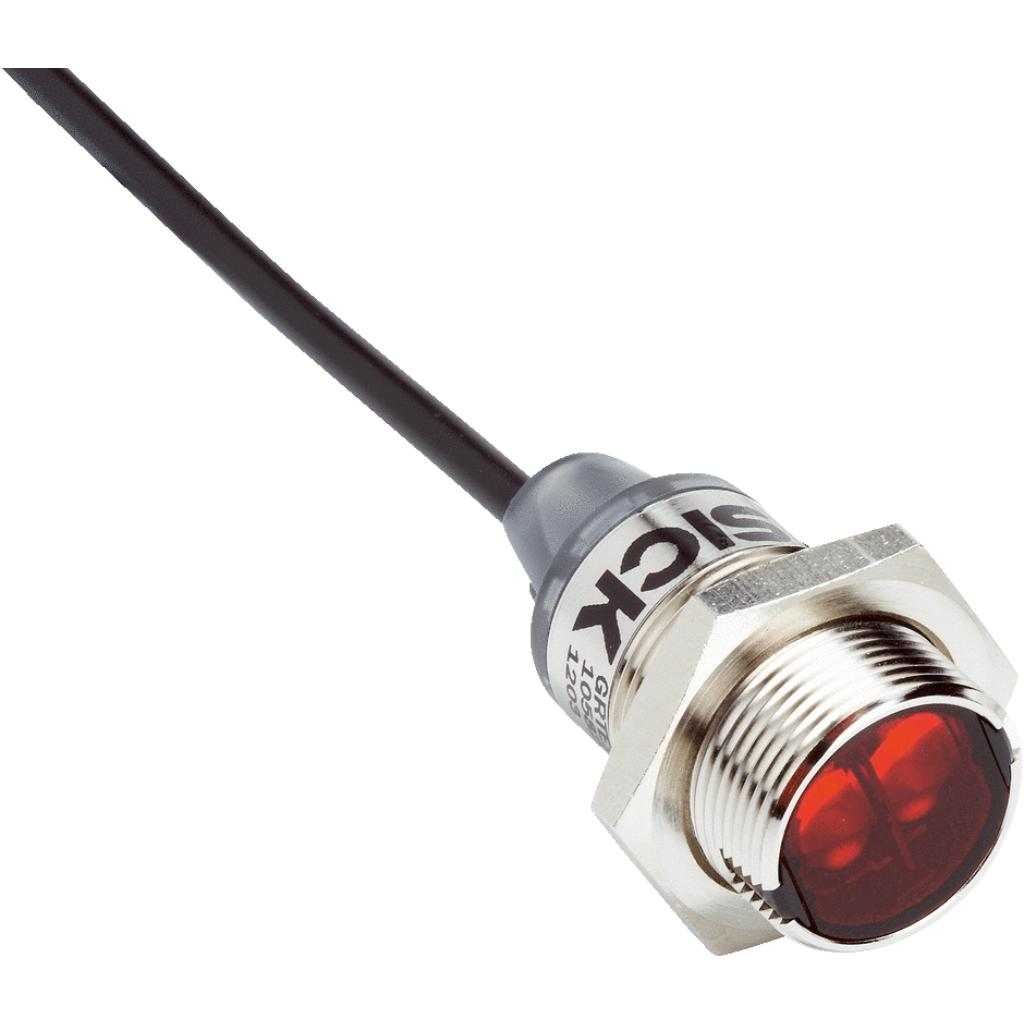 Barrera emisor-receptor GRSE18S LED, PNP, claro/oscuro, cable 4H 2m