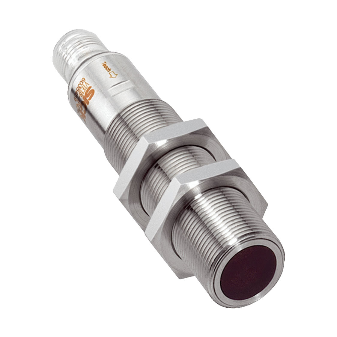 Fotocélula detección sobre objeto VTE18 LED, PNP, claro/oscuro, M12 4P