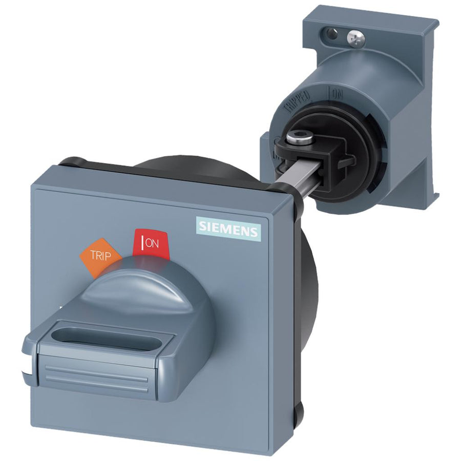 Mando giratorio para montaje en puerta para interruptor automático tamaño S00...S3, negro eje de ...