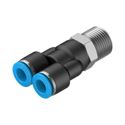 Racor en Y QSY, 3/8, tubo 8 mm