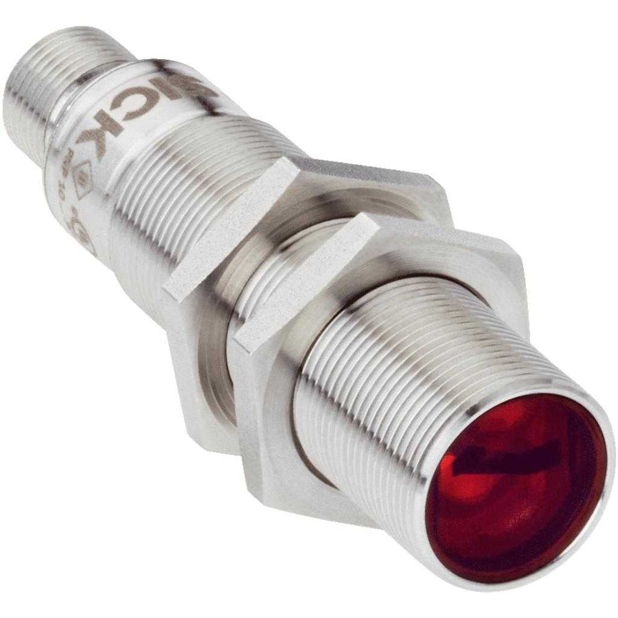 Barrera fotoeléctrica réflex GRL18 LED, NPN, claro/oscuro, M12 4P
