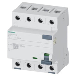 Interruptor diferencial, 3+N polos, tipo A, 400V
